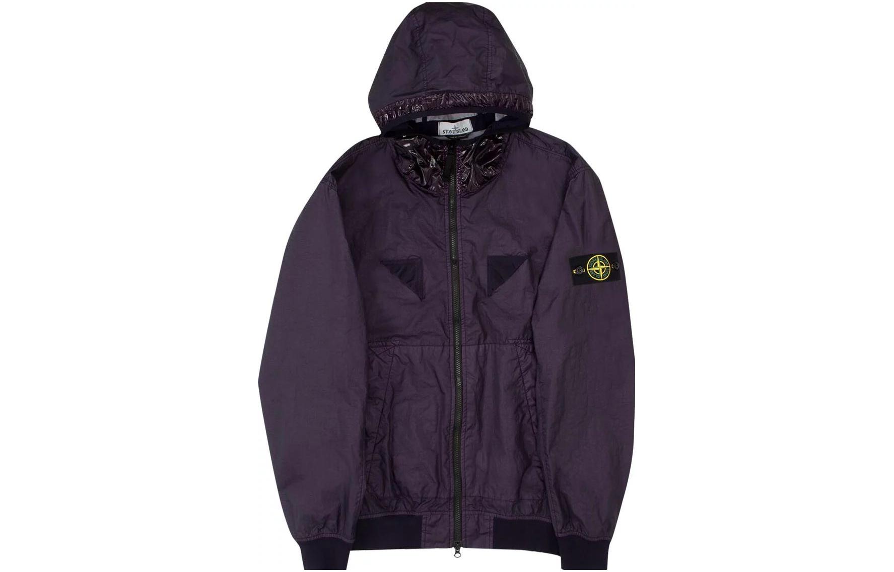 Stone Island MEMBRANA 3L TC Windproof Waterproof Hooded Jacket Navy Blue 781540723-V0026