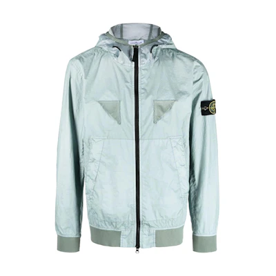 Stone Island Membrana 3L TC Windproof Waterproof Hooded Jacket Blue Men’s 781540723-V0041