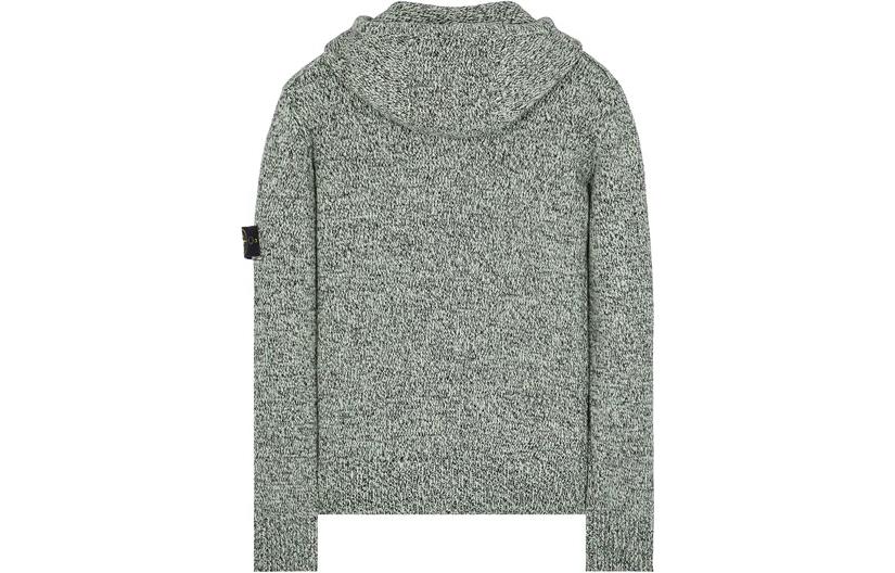Stone Island Men’s Solid Color Light Green Hooded Sweater. 7915559A4-V0052 圖 3