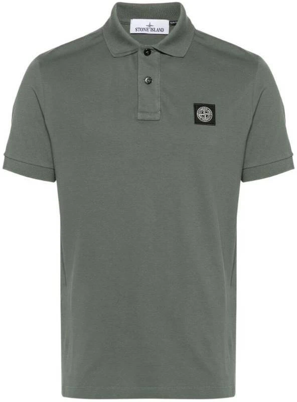 stone-island-men-s-solid-color-polo-shirt-button-design-army-green-short-sleeve-80152-sc-17-v0059