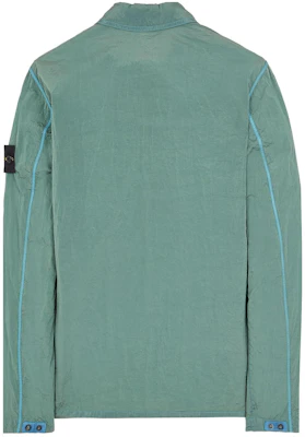 STONE ISLAND Metal Nylon SS24 Jaket Pria Lengan Panjang Hijau Logo Kantong 801511219-V0052 Lookbook STONE ISLAND Metal Nylon SS24 Jaket Pria Lengan Panjang Hijau Logo Kantong 801511219-V0052