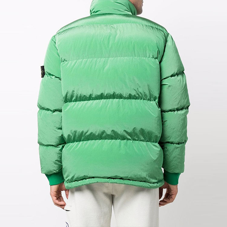 Stone Island Metallic Nylon Down Puffer Jacket Unisex - Green. 751544408-V0050 圖 6