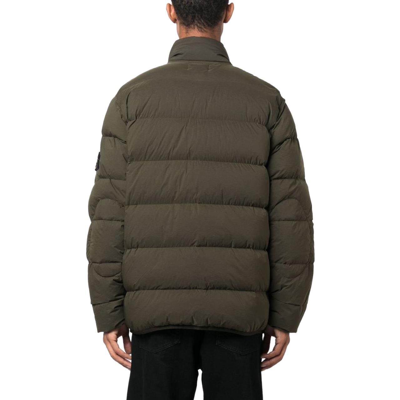 Stone Island Metallic Nylon Puffer Jacket Unisex Green 791544028-V0058 圖 4
