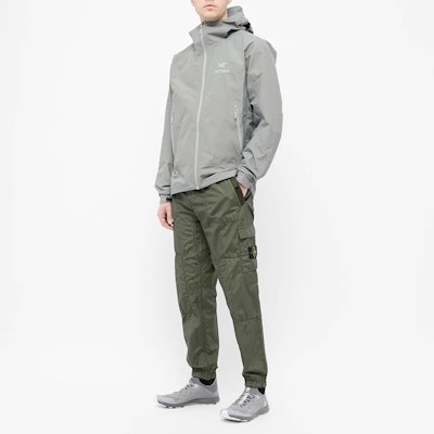Stone Island Metallic Seersucker Cargo Pants Lelaki Hijau Zaitun 721532029-V0058 Details for Stone Island Metallic Seersucker Cargo Pants Lelaki Hijau Zaitun 721532029-V0058