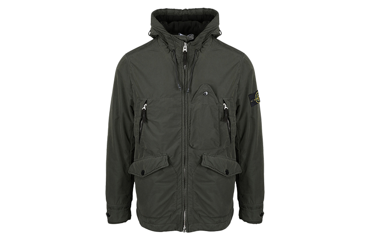 Stone Island Multi-Pocket Hooded Cotton Jacket 731540931-V0059