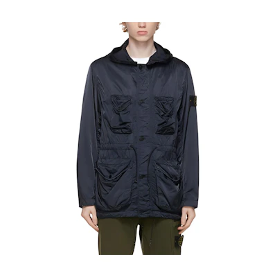 Stone Island Multi-Pocket Hooded Jacket Deep Blue 741544430-V0020