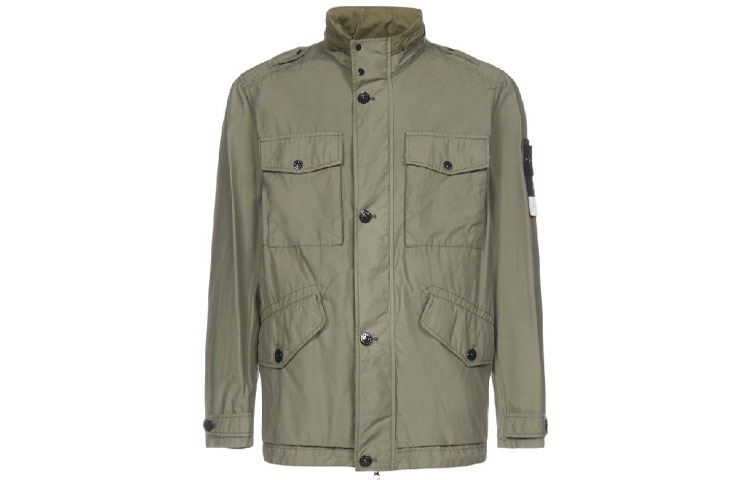 Stone Island Multi-Pocket Zip Jacket Green 721543532-V0058