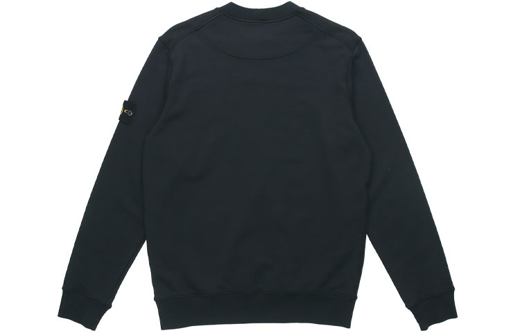 Lookbook Stone Island 海軍藍經典徽章薄款圓領衛衣 男女 春夏款 721563051-V0020