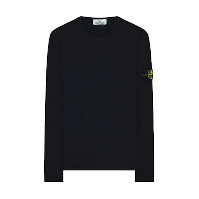 Stone Island Navy Blue Crewneck Pullover Sweatshirt Long Sleeve. 731564450-V0020