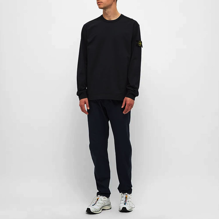 Stone Island Navy Blue Crewneck Pullover Sweatshirt  Long Sleeve. 731564450-V0020 圖 4