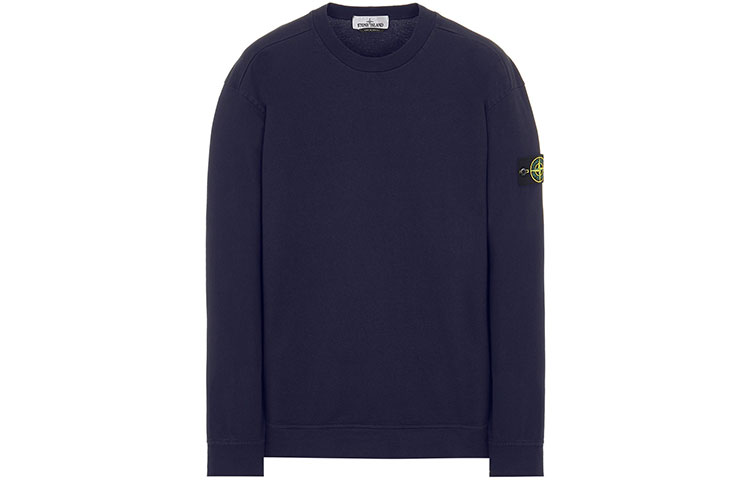 Stone Island Navy Blue Crewneck Sweatshirt  Pullover. 761563750-V0020 圖 2