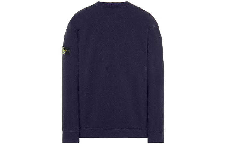 Stone Island Navy Blue Crewneck Sweatshirt  Pullover. 761563750-V0020 圖 3
