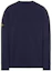 Lookbook Stone Island Navy Blue Crewneck Sweatshirt Pullover. 761563750-V0020