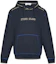 Buy STONE ISLAND 深藍字母刺繡寬鬆版連帽長袖男士上衣 791560678-V0020