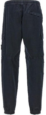 Stone Island Seluar Kargo Biru Tentera Mid-Rise dengan Cuff Elastik 8115313L1-A0120 Lookbook Stone Island Seluar Kargo Biru Tentera Mid-Rise dengan Cuff Elastik 8115313L1-A0120