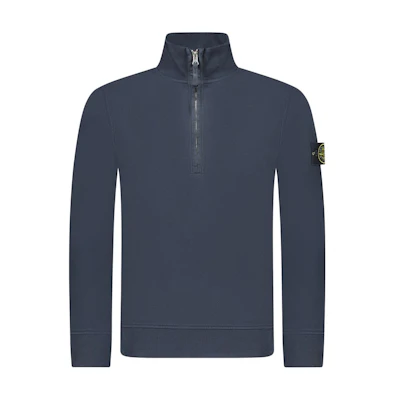 Stone Island Navy Blue Turtleneck Pullover Sweatshirt Long Sleeve 811563420-V0020