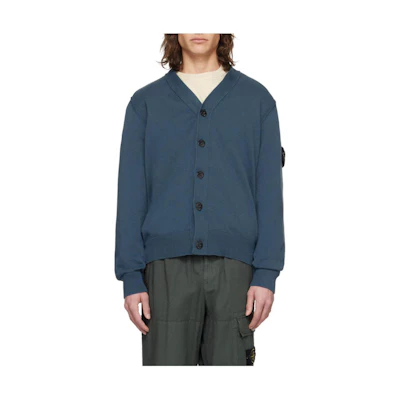 Stone Island Navy Hooded Zip-Up Logo Slim-Fit Jacket 8015516B2-V0024