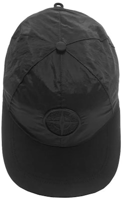 Stone Island 黑色刺繡標誌尼龍棒球帽 男女戶外休閒風格帽。 731599576-V0029 Purchase Stone Island 黑色刺繡標誌尼龍棒球帽 男女戶外休閒風格帽。 731599576-V0029