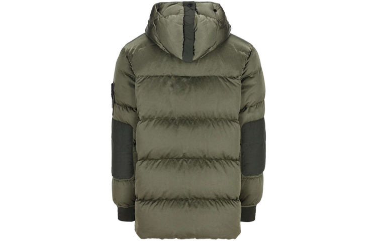 STONE ISLAND Nylon Hooded Down Jacket Unisex Green 751540821-V0055 圖 3