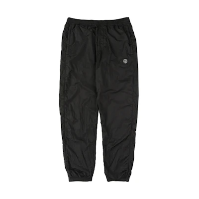 STONE ISLAND Nylon Logo Patch Jogger Pants Unisex Black. 711563136-V0029