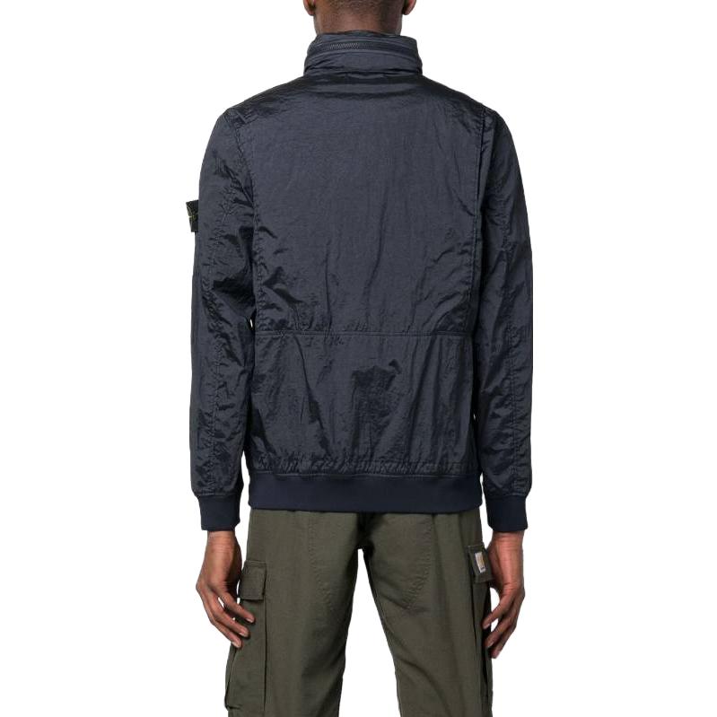 STONE ISLAND Nylon Metal Logo Patch Zip Jacket Navy Blue  Outerwear 781541920-V0020 圖 5
