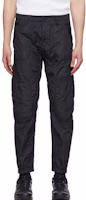 Shop Stone Island Nylon Seersucker Cargo Pants Casual Trousers 721532029-V0029