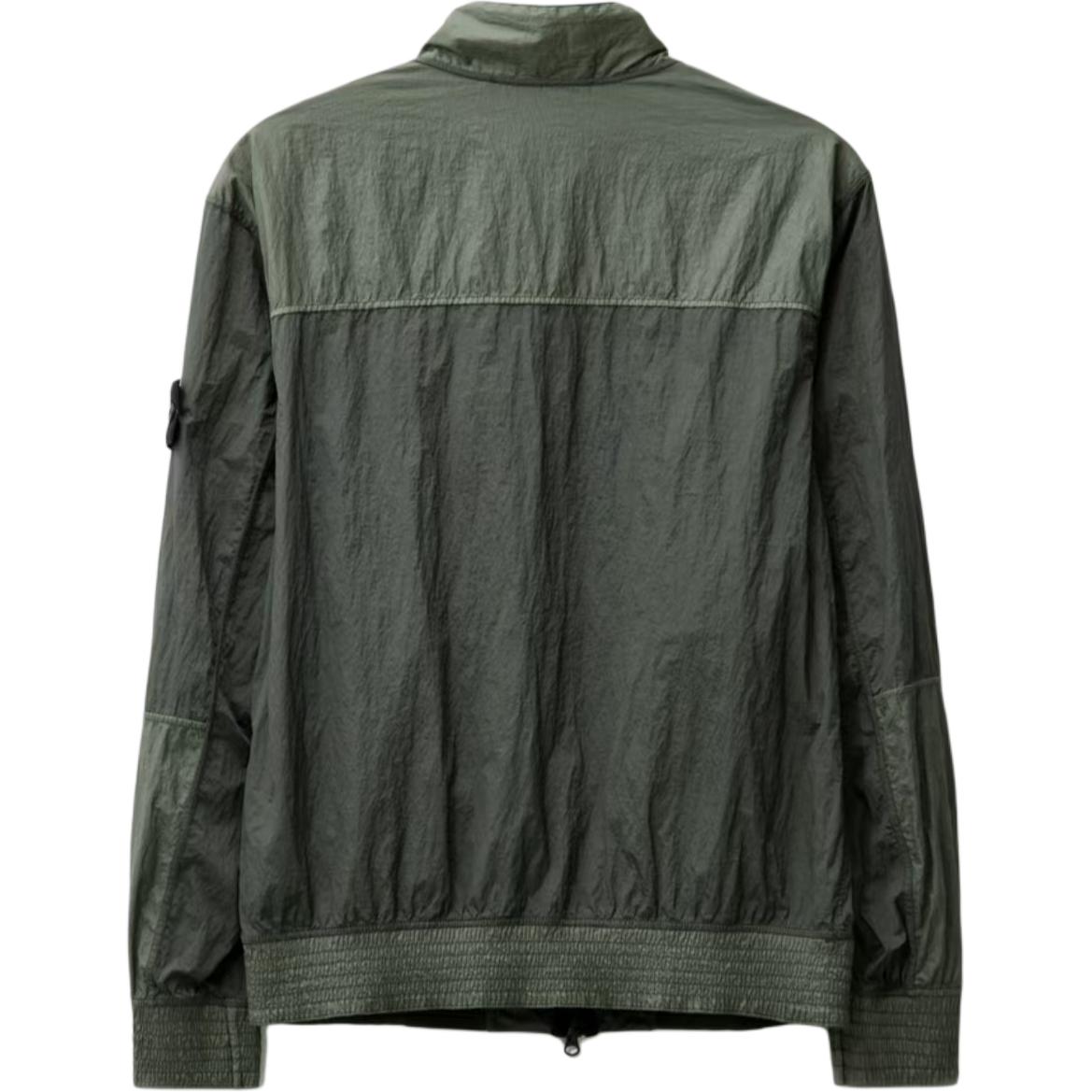 Stone Island Olive Green Logo Patch Long Sleeve Jacket for Men. 801541920-V0059 圖 3