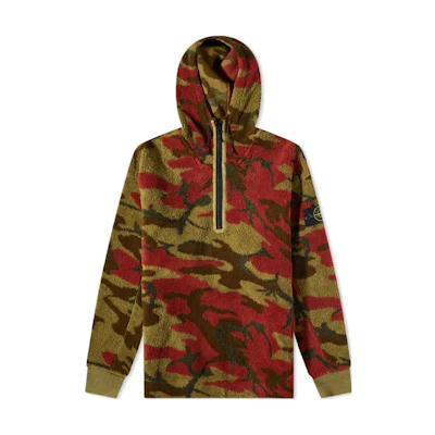 Stone Island Oversized Camouflage Hoodie for Men 7715616E3-V00545