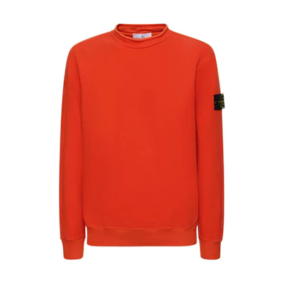 Stone Island Oversized Crewneck Long Sleeve Sweatshirt - Orange 791563051-V0037