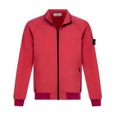 Stone Island Patch Logo High-Neck Jacket Purple Red 781560753-V0087