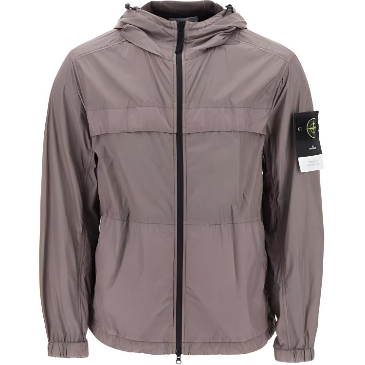 Stone Island Patchwork Hooded Loose-Fit Jacket Light Tan 801540922-V0092