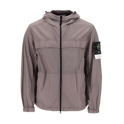 Stone Island Patchwork Hooded Loose-Fit Jacket Light Tan 801540922-V0092