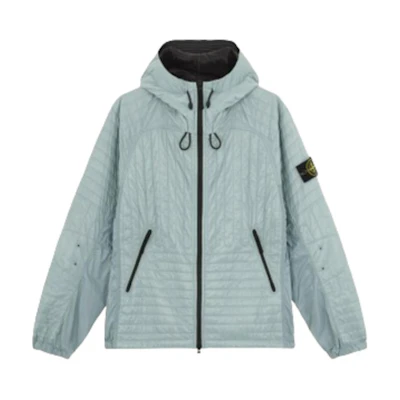 Stone Island PERTEX® QUANTUM Windproof Waterproof Insulated Jacket Light Blue 811543232-V0066