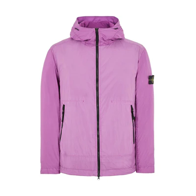 Stone Island Pink Lightweight Waterproof Hooded Jacket 781540522-V0080