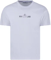 Stone Island Plain Crewneck Short Sleeve T-Shirt White - 79152NS81-V0001 Stone Island Plain Crewneck Short Sleeve T-Shirt White - 79152NS81-V0001