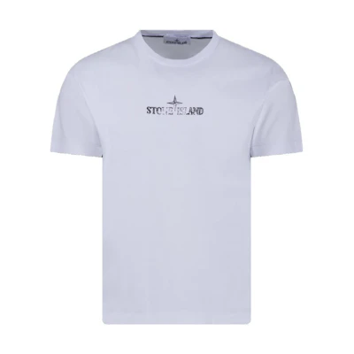 Stone Island Plain Crewneck Short Sleeve T-Shirt White - 79152NS81-V0001