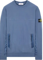 Stone Island Plain Pullover Crewneck Sweatshirt Blue 801560154-V0024 Stone Island Plain Pullover Crewneck Sweatshirt Blue 801560154-V0024