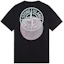 Buy Stone Island Pure Logo Print Black Crewneck Short Sleeve T-Shirt Men 76152NS94-V0029