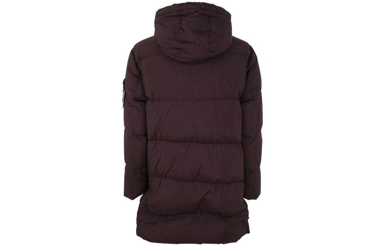 Stone Island Purple  Loose-Fit Logo Hoodie Mid-Length Jacket 791570323-V0011 圖 3