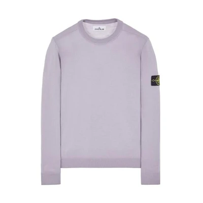 Stone Island Purple Crewneck Long Sleeve Sweatshirt 7915510C4-V0047