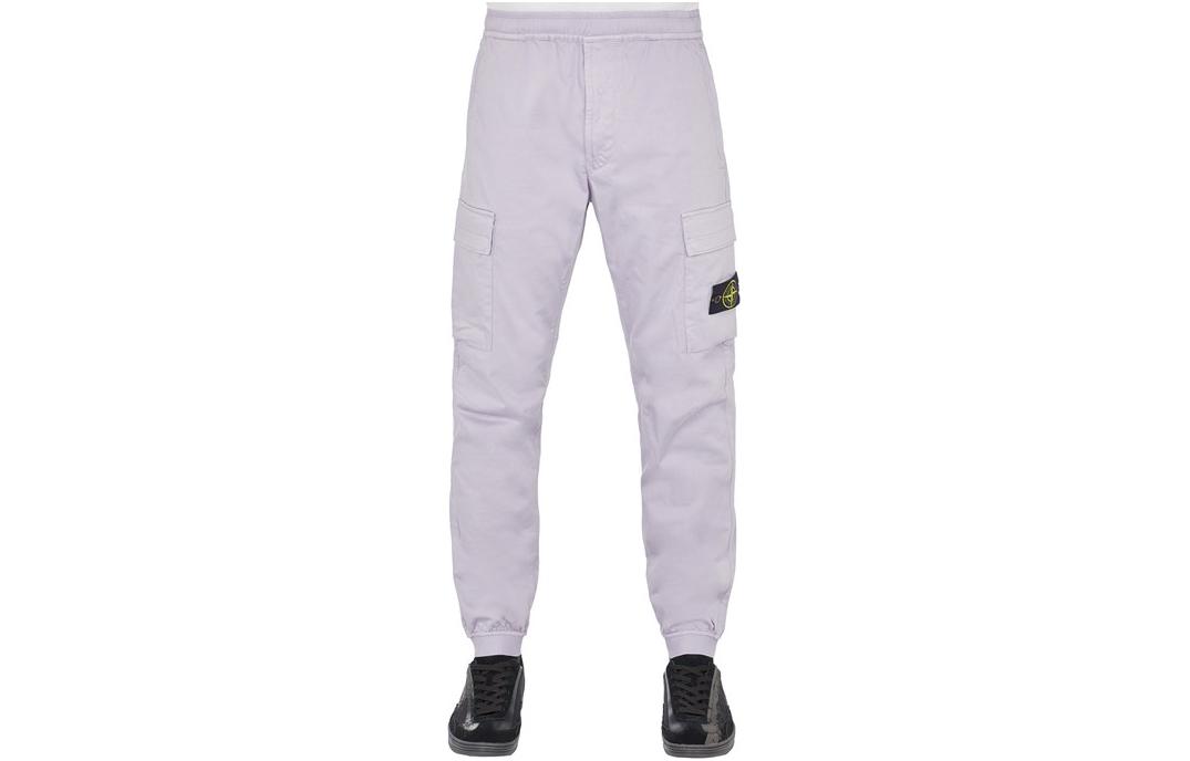 STONE ISLAND Purple Relaxed Fit Elastic Waist Casual Pants メンズ 791531314-V0047 圖 2