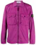 Order Chaqueta Camisa Morada Stone Island con Bolsillo y Distintivo. 7515113WN-V0145