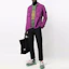 Lookbook Chaqueta Camisa Morada Stone Island con Bolsillo y Distintivo. 7515113WN-V0145