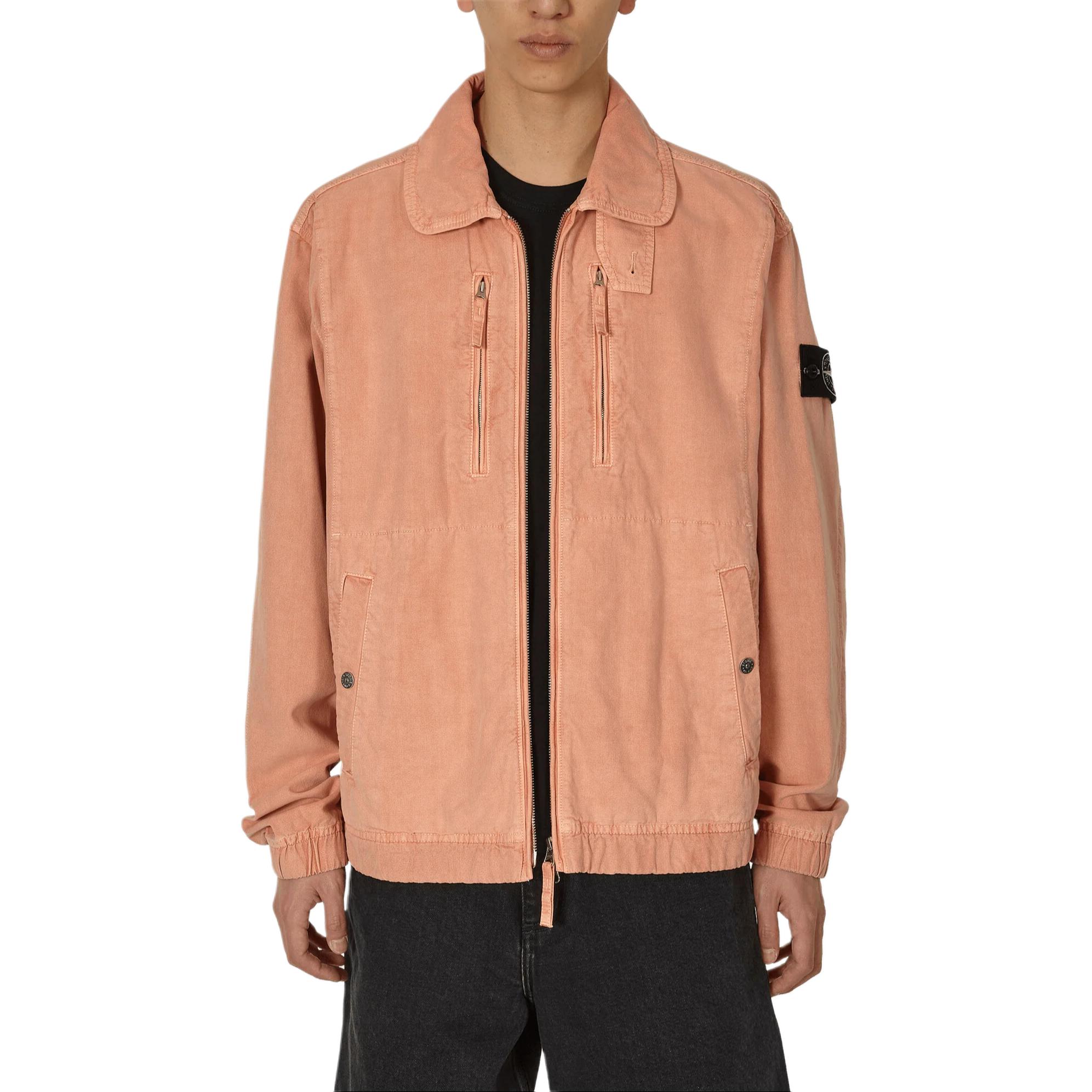 Stone Island Rare White Label Zip-Up Collar Jacket Orange -  Long Sleeve 8015431T1-V0013 圖 2