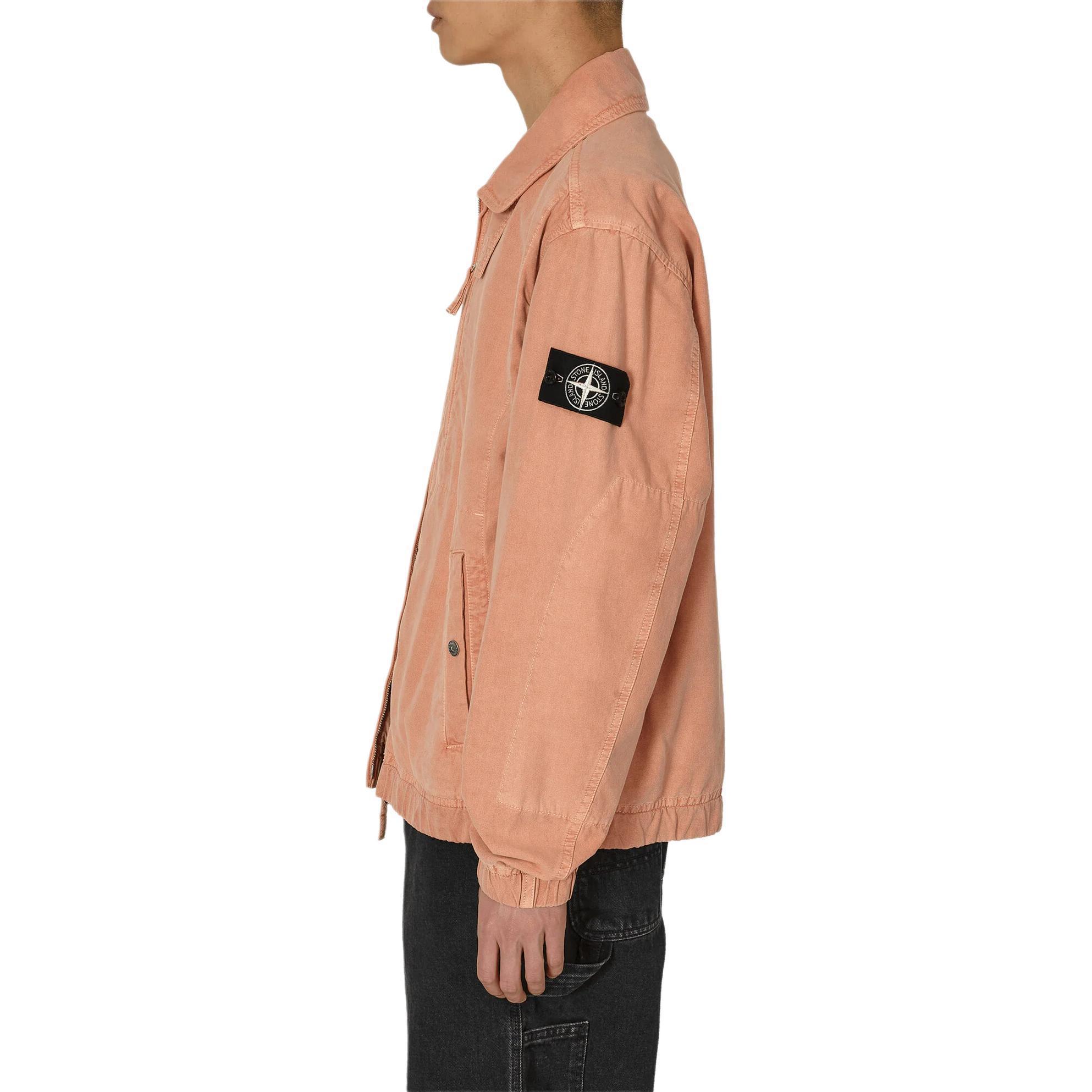 Stone Island Rare White Label Zip-Up Collar Jacket Orange -  Long Sleeve 8015431T1-V0013 圖 4