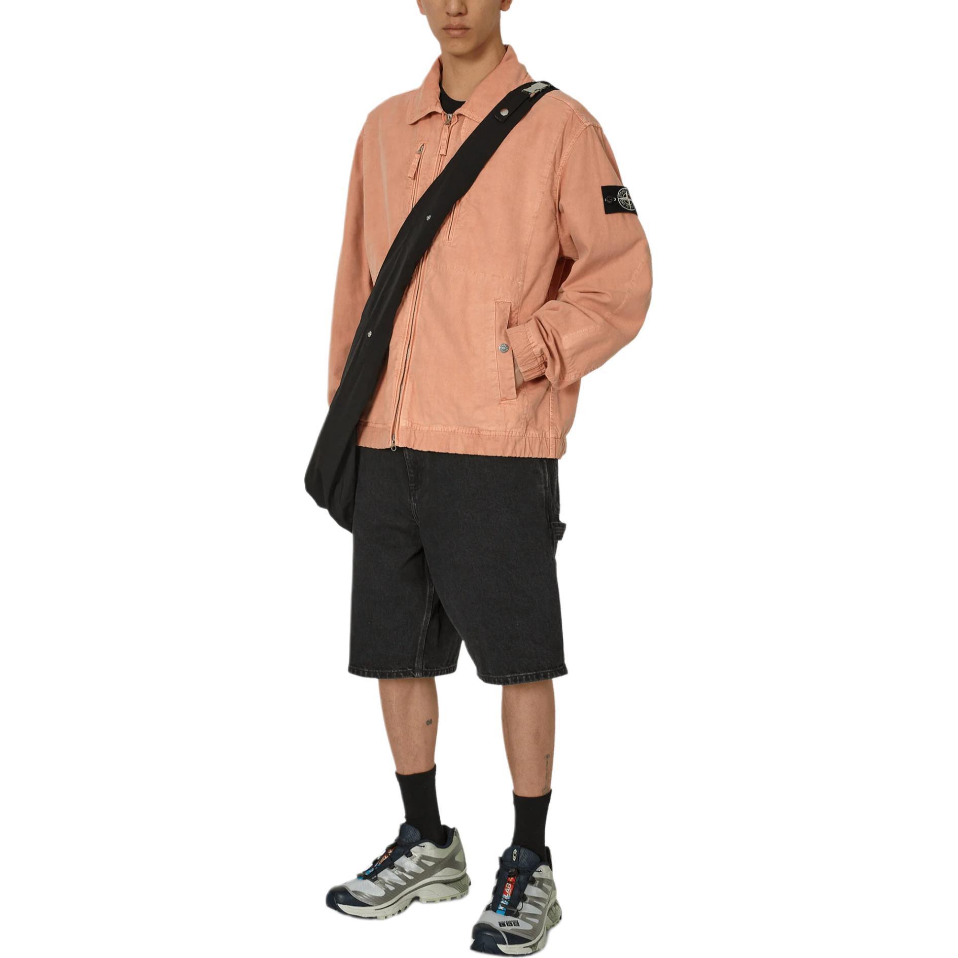 Stone Island Rare White Label Zip-Up Collar Jacket Orange -  Long Sleeve 8015431T1-V0013 圖 5