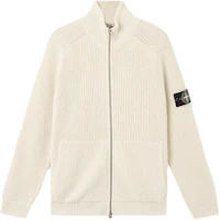 STONE ISLAND Raw Beauty Series Knit Cardigan with Logo Patch. K2S155100013S00TA-V0093 STONE ISLAND Raw Beauty Series Knit Cardigan with Logo Patch. K2S155100013S00TA-V0093