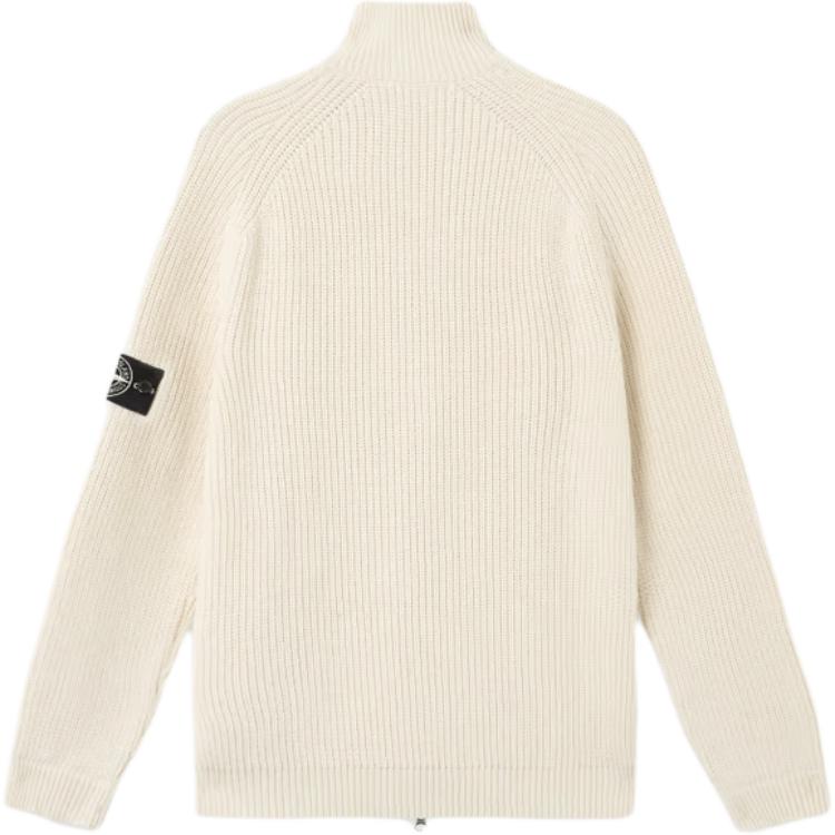 Lookbook STONE ISLAND 原始美感系列徽标补丁针织开衫. K2S155100013S00TA-V0093