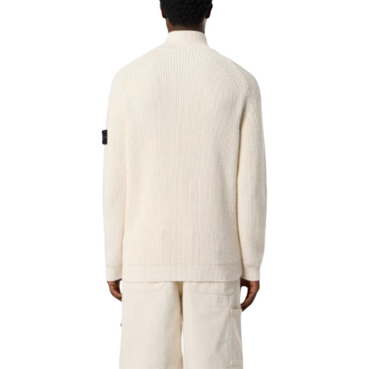 Details for STONE ISLAND 原始美感系列徽标补丁针织开衫. K2S155100013S00TA-V0093