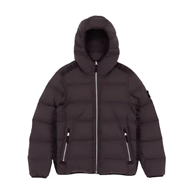 Stone Island Red Brown Full-Zip Hoodie Jacket 791543728-V0011